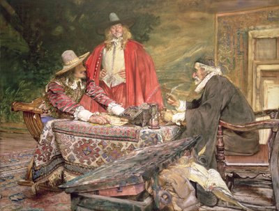At the Usurers by Edgar Bundy